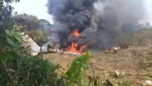 Avião militar colombiano cai na região amazônica