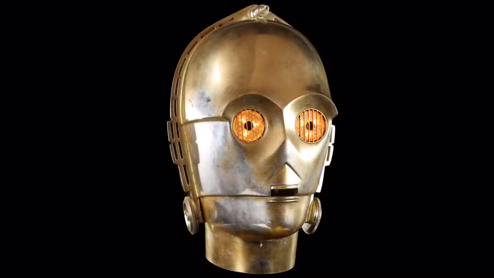 Cabeça original de C-3PO é vendi por US$ 1 milhão em leilão