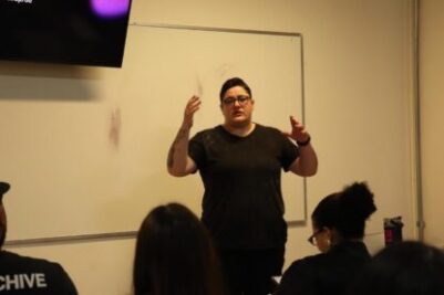 Palestra sobre audiovisual apresenta etapas de produção para estudantes