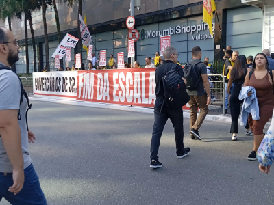 Novo protesto pelo fim da escala 6×1 ocupa Shopping Morumbi