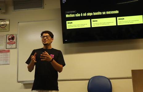 Oficina de motion design movimenta Semana da Comunicação