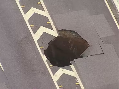 Sabesp anuncia obra para tapar cratera na Marginal Tietê