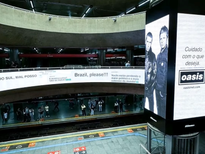 Oasis anuncia novos shows na América do Sul para a turnê mundial