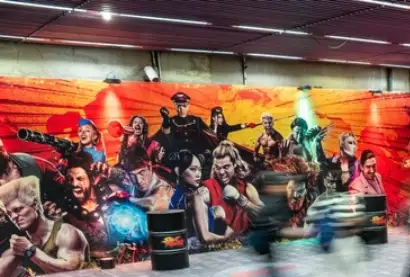 Street Fighter vira tema de estação de metrô 